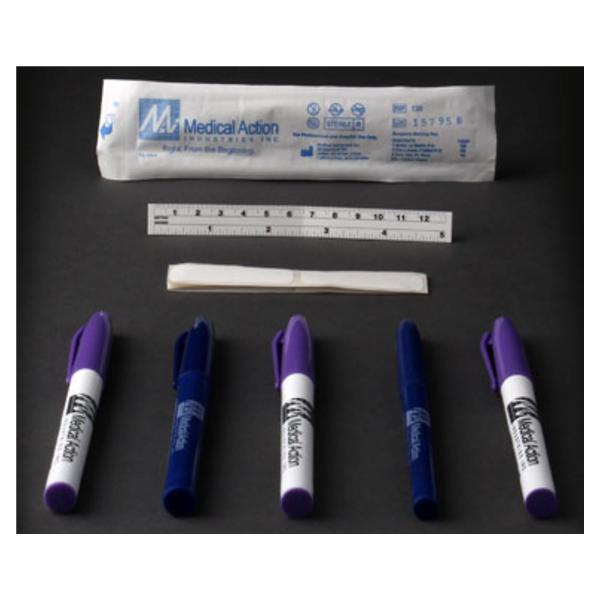 Medical Action Industries System Skin Marking Standard Point Tip Sterile 25/Bx, 4 Bx/Ca - 130