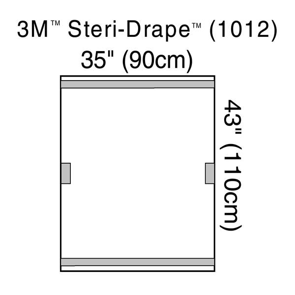 3M Healthcare Drape Fluoroscope Steri-Drape Fluoro 35X43" 40/Case - 1012