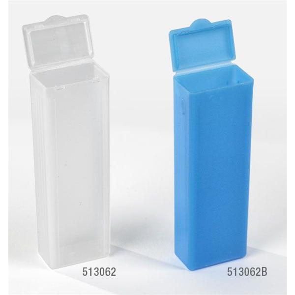 Globe Scientific Microscope Slide Mailer Polypropylene 5 Position Flip Top Lid 100/Bx, 10 Bx/Ca - 513062