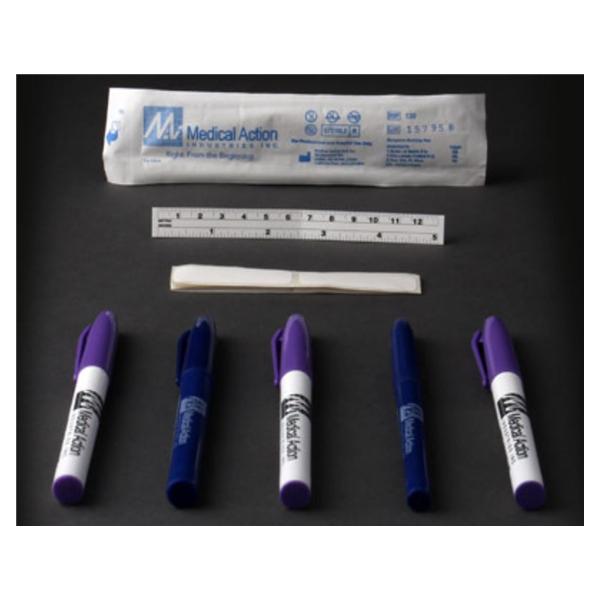 Medical Action Industries Marking Pen Medical Action Standard Tip Non-Sterile 100/Ca - 115