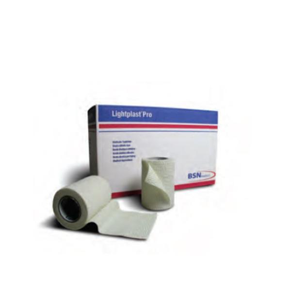 BSN Medical Tape Lightplast Pro Athletic Ctn/Elstc/Spndx 1"X5Yd Ltx Ns Roll White 48Rl/Ca - 76952