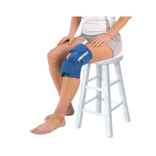 Aircast Cuff Compression Adult Knee Blue Size Large Ea - 11B01