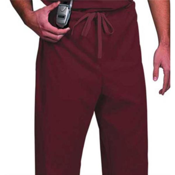 Fashion Seal Scrub Pant 78841 Unisex 2X Large Burgundy Ea - 78841-2XL