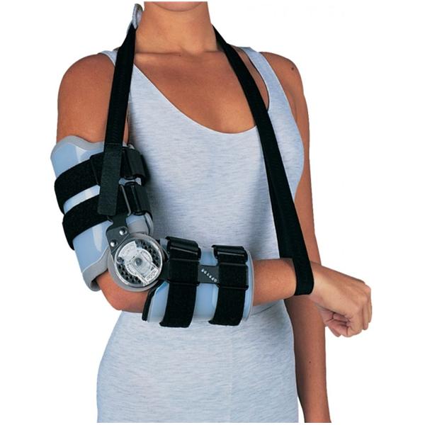 DJO Brace Irom Adult Elbow Aluminum Black Size Large Left Ea - 110181413066