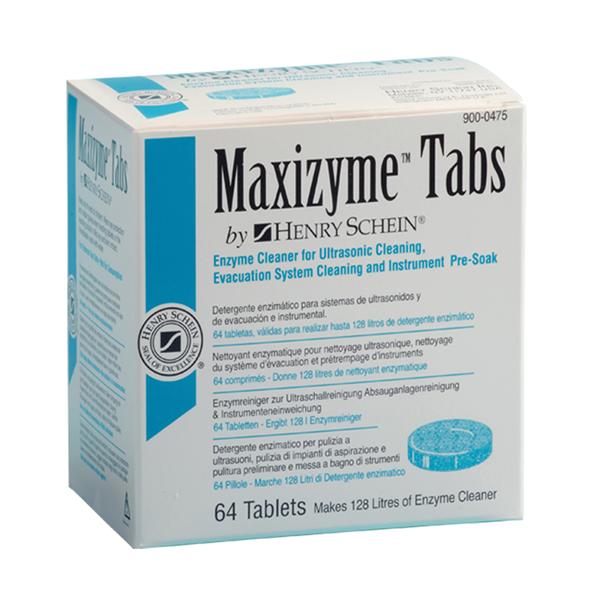 Henry Schein Cleaner Tablets Maxizyme 64/Box, 50 Bx/Ca - 9000475