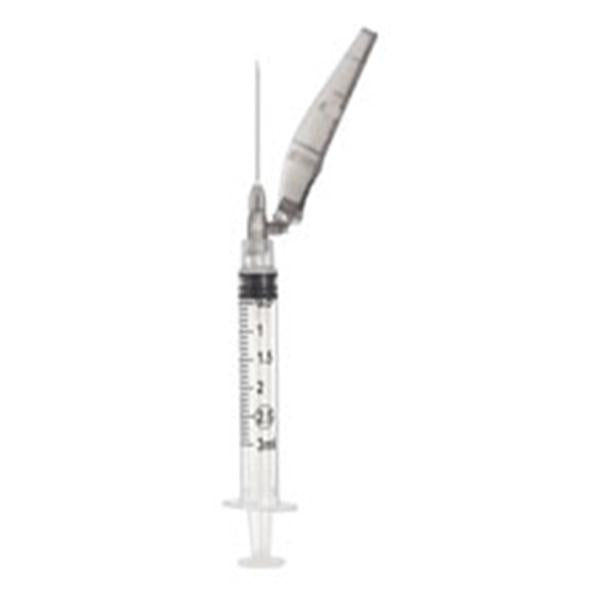 Henry Schein Syringe/Needle 3Cc Luer Lock 25Gx5/8" Safety 100/Bx, 12 Bx/Ca - 32558SN
