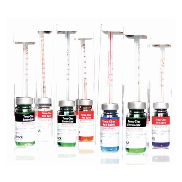 Fisher Scientific Co. Temp-Chex Red Spirit Thermometer -5 To 15°C Ea - 11716185B