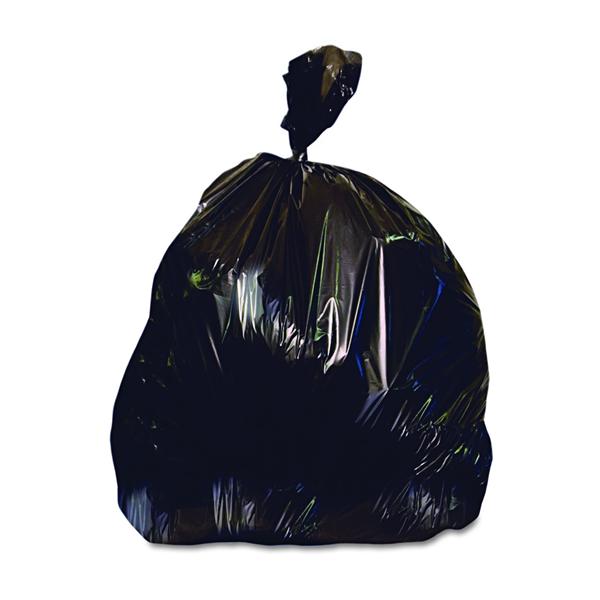Heritage Bag Company Bag Trash Stock 12-16Gal Lldpe 0-7/10Mil Flat Pack 24X32" Black 500/Ca - H4832HK
