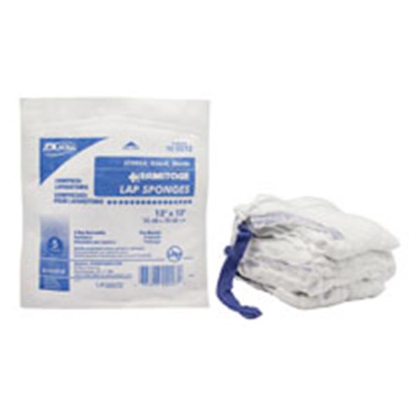 Dukal Corporation Sponge Laparotomy Ctn 12X12" Xry Dtctbl Tght Wv Pre-Washed Strl Lf 5/Package, 20 Pk/Ca - 10-0012
