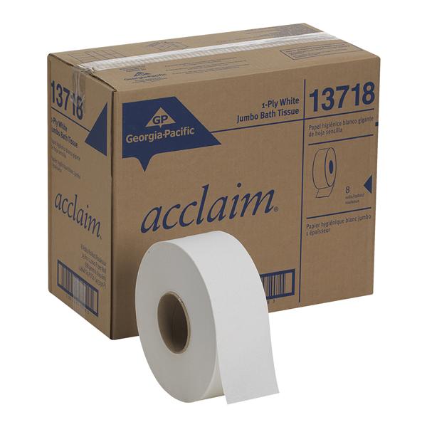 Georgia Pacific Toilet Tissue Pacific Blue Basic White 1 Ply 8Rl/Ca - 13718