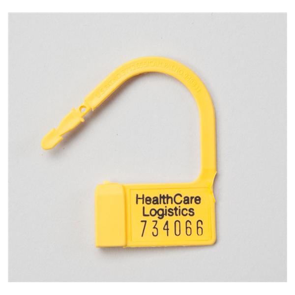 Health Care Logistics Padlock 1X1.5" Yellow 100/Pk - 7637-10
