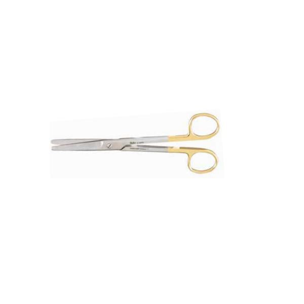 Miltex-Integra Scissors Dissecting Mayo 6-3/4" Beveled Straight Tungsten Carbide Ea - 5-124TC