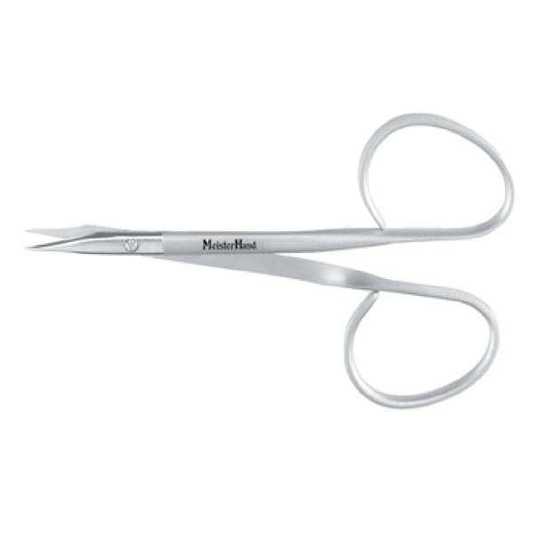 Miltex-Integra Scissors Suture Meister-Hand 4" Sharp/Sharp Curved Stainless Steel Ea - MH18-1653