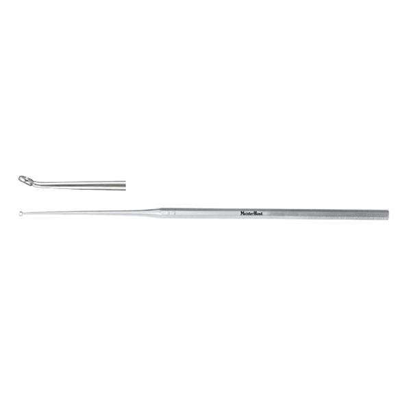Miltex-Integra Curette Ear Buck Meister-Hand 6-1/2" #00 Blunt Tip Angled Stainless Steel Ea - MH19-290