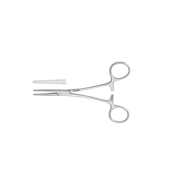 Miltex-Integra Forcep Hemostatic Crile Meister-Hand 5-1/2" Serrated Straight Stainless Steel Ea - MH7-42