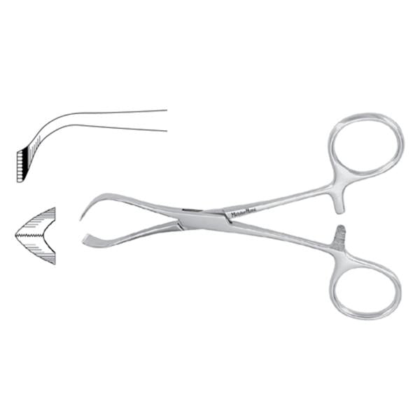 Miltex-Integra Clamp Towel Lorna Meister-Hand 5-1/4" Stainless Steel Ea - MH7-515