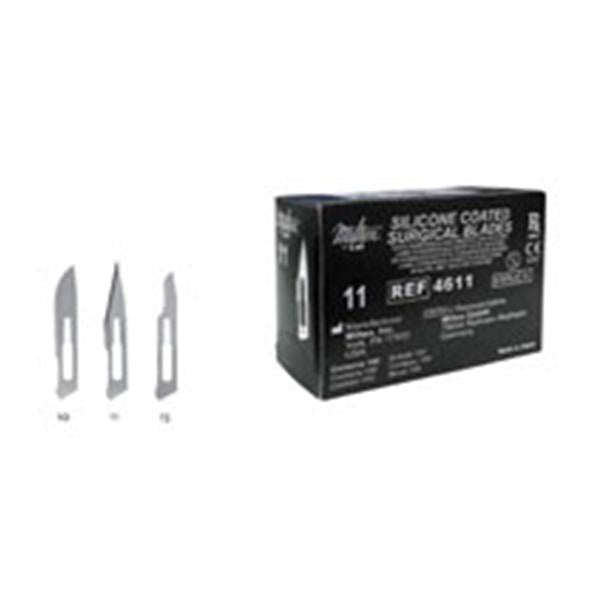 Miltex-Integra Blade Surgical #15 Silicone Coated Sterile Disposable 100/Bx - 4615