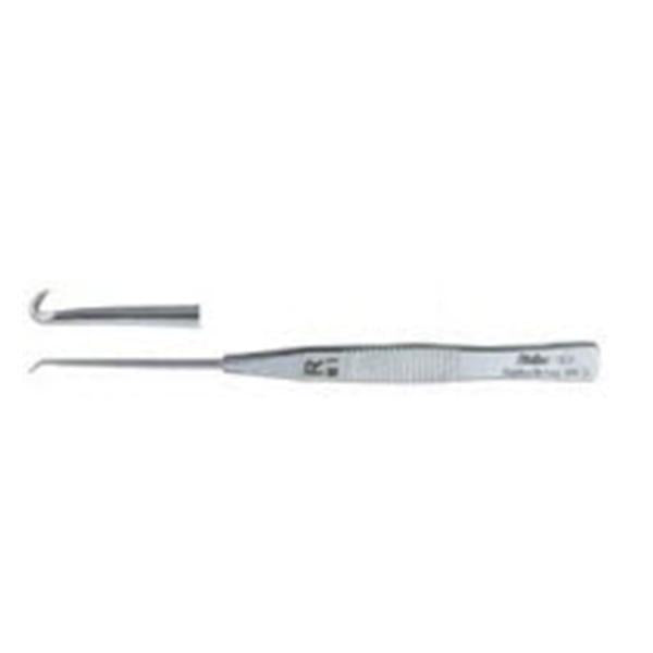 Miltex-Integra Hook Phlebectomy Phlebectomy Mueller 4-3/4" Right/#1 Blunt Tip Flat Handle Ss Ea - 10321