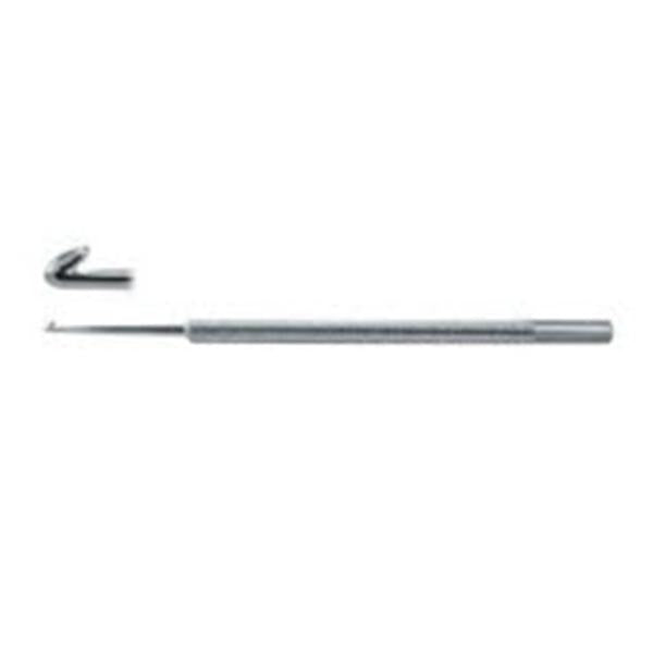 Miltex-Integra Hook Phlebectomy Crochet Phlebectomy 6" #0 2.75Mm Blunt Round Tip 1Prng Ss Ea - 10404