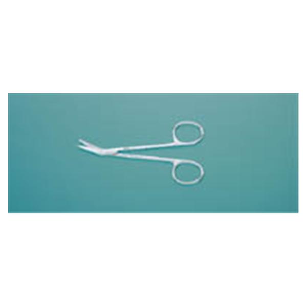 Miltex-Integra Scissors Stitch 4-1/2" Sharp/Blunt Angled Standard Stainless Steel Ea - 9-108