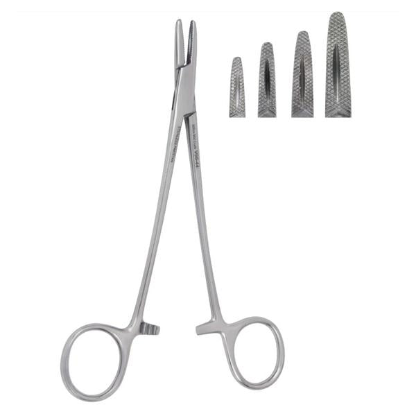 Miltex-Integra Holder Needle Mayo-Hegar Vantage 5" Serrated Jaw Stainless Steel Ea - V98-42