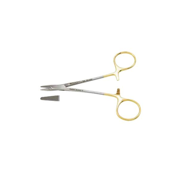 Miltex-Integra Holder Needle Derf 4-3/4" Serrated Jaw Tungsten Carbide Ea - 8-4TC