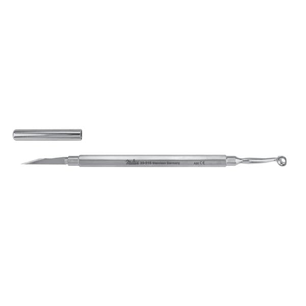 Miltex-Integra Extractor Comedone Greg 5" Interchangeable #65 Lancet Blade 1Fen Cp/Chck Ss Ea - 33-215