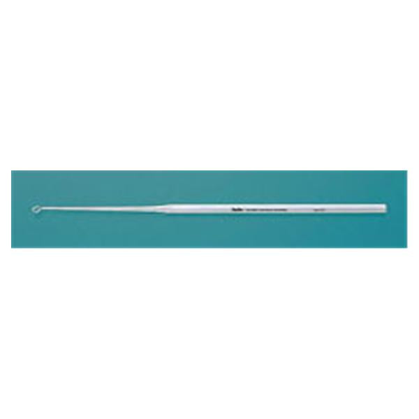 Miltex-Integra Curette Ear Buck 6-1/2" #0 Blunt Tip Angled Stainless Steel Ea - 19-292
