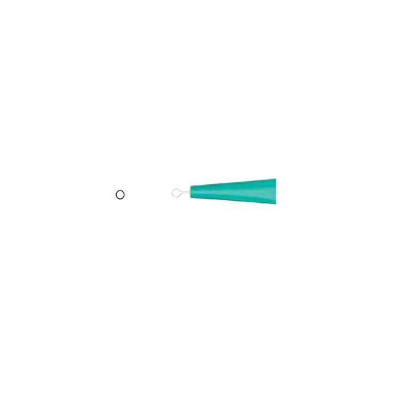 Miltex-Integra Curette Dermal Fox 3Mm Tip Green Stainless Steel/Plastic Disposable 50/Bx - 33-53