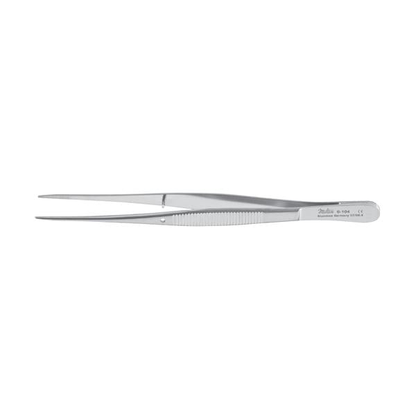 Miltex-Integra Forcep Dressing Semken 5" Serrated Straight Stainless Steel Ea - 6-104