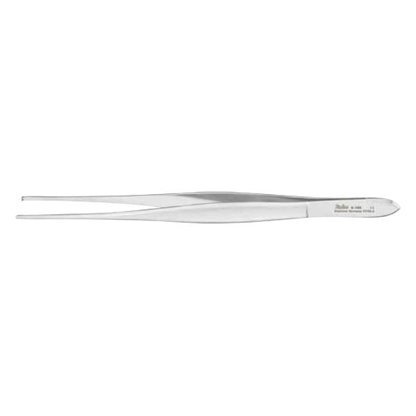 Miltex-Integra Forcep Tissue Cushing 7" Scraper End Straight 1X2 Teeth Stainless Steel Ea - 6-168