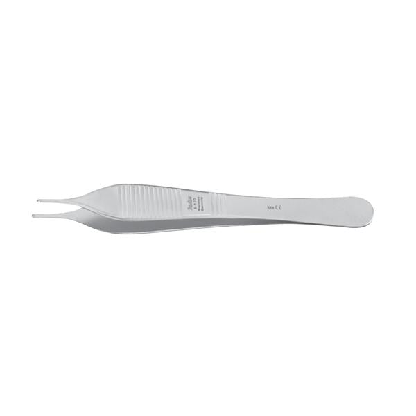 Miltex-Integra Forcep Tissue Adson 4-3/4" Straight 1X2 Teeth Stainless Steel Ea - 6-120