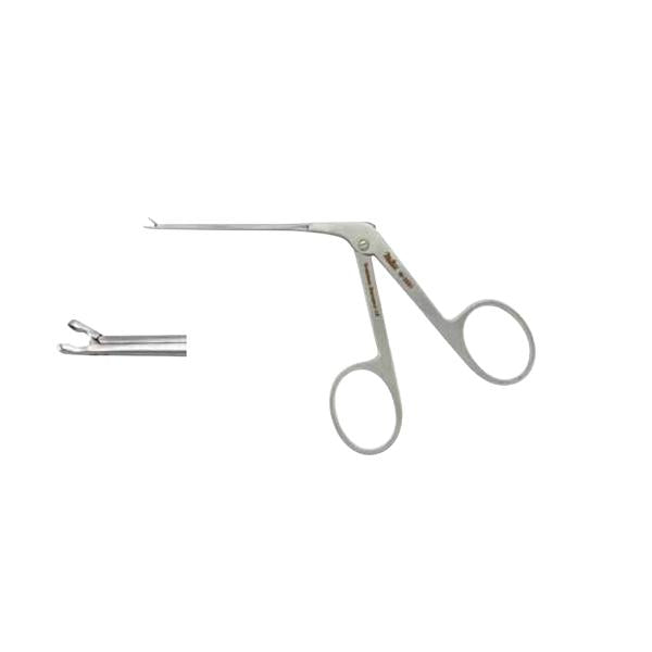 Miltex-Integra Forcep Alligator 3-1/4" 0.8Mm Wide Oval Cup Serrated Micro Stainless Steel Ea - 19-2110