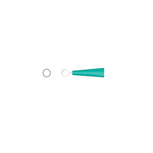 Miltex-Integra Curette Dermal Fox 5Mm Tip Green Stainless Steel/Plastic Disposable 50/Bx - 33-55