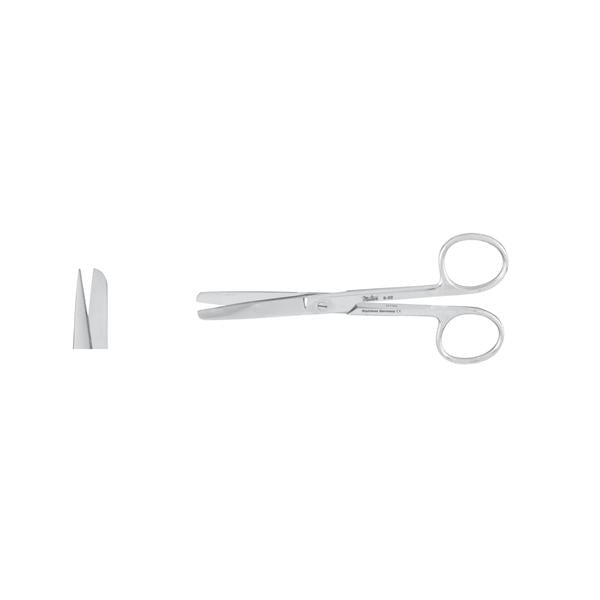 Miltex-Integra Scissors Operating 6-1/2" Sharp/Blunt Curved Standard Stainless Steel Ea - 17654