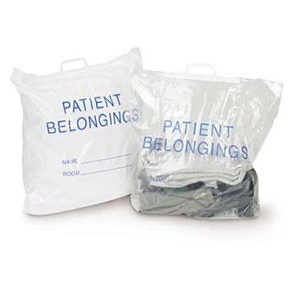 Medegen Medical Products, Bag Patient Clear/Blue 20X20X3" Lldpe Film 25/Bx, 10 Bx/Ca - 3537
