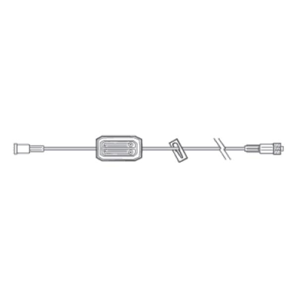All-Med Medical Products Iv Extension Set 12 Male/Female Luer Lock Connector Primary Infusion Spike 50/Ca - 40-2000