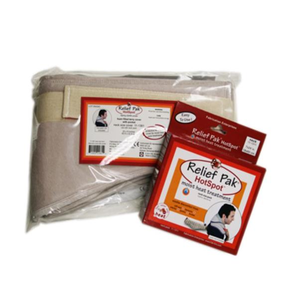 Fabrication Enterprises Pack Moist Heat Relief Pak Hotspot Set Neck White 24" Ea - 11-1301