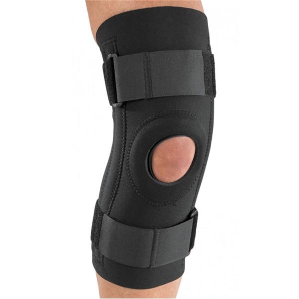 DJO Support Stabilizer Adult Knee 1/8" Neoprene Black Size Large Universal Ea - 79-82757
