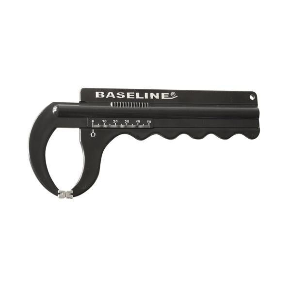 Fabrication Enterprises Caliper Skinfold Baseline 8-1/2X1/2X3-1/2" 50Mm Scale Plastic Black Ea - 12-1112