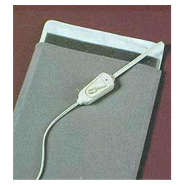 Mastex Industries Pad Moist/Dry Heat Deluxe King Size Washable Gray 12X24" Ea - 900