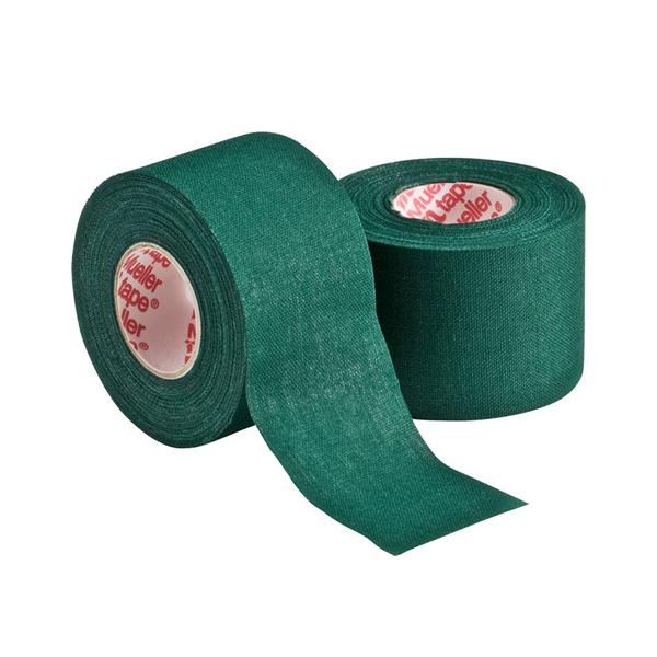 Mueller Sports Medicine Tape Trainers M-Tape Cotton/Zinc Oxide 1.5"X10Yd Adhesive Green 32/Ca - 130821