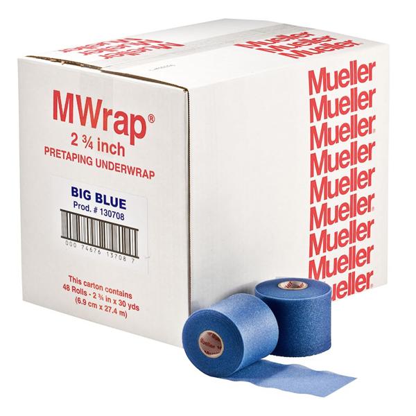 Mueller Sports Medicine Underwrap Athletic Foam 2.75"X30Yd Self-Adhesive Blue 48/Ca - 130708