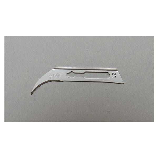 Bard Parker Blade Surgical Bard-Parker #12 Carbon Steel Safety Sterile Disposable 150/Ca - 371152