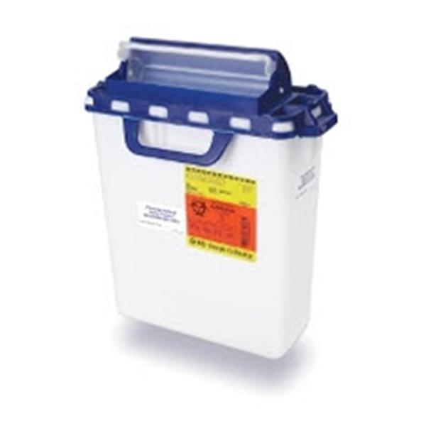 Becton-Dickinson Container Sharps 3Gal Plastic Blue/White Ea, 10 Ea/Ca - 305622