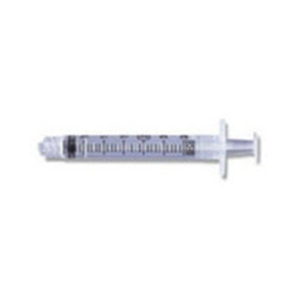 Becton-Dickinson Syringe 3Cc Luer Slip W/O Needle General Use 200/Bx, 4 Bx/Ca - 309656