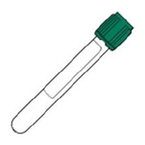 Becton-Dickinson Tube Venous Blood Collection Vacutainer 6Ml 13X100Mm Plstc Sod Hep 90 Grn 100/Bx, 10 Bx/Ca - 367878