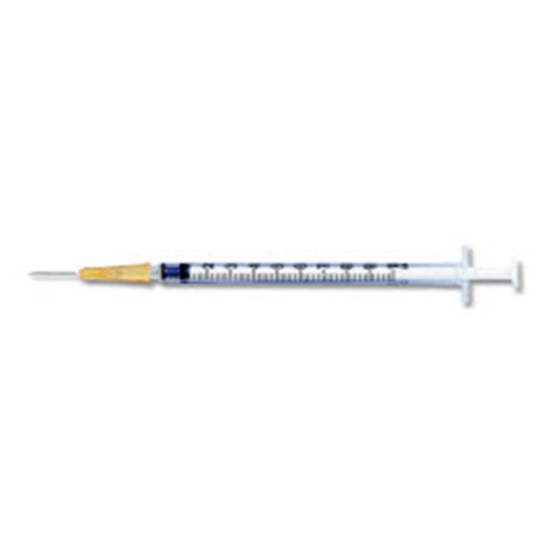 Becton-Dickinson Syringe/Needle 1Cc 26Gx1/2 Precisionglide U-100 Insln Dtchbl Ndl Cnvntnl 100/Bx - 329652