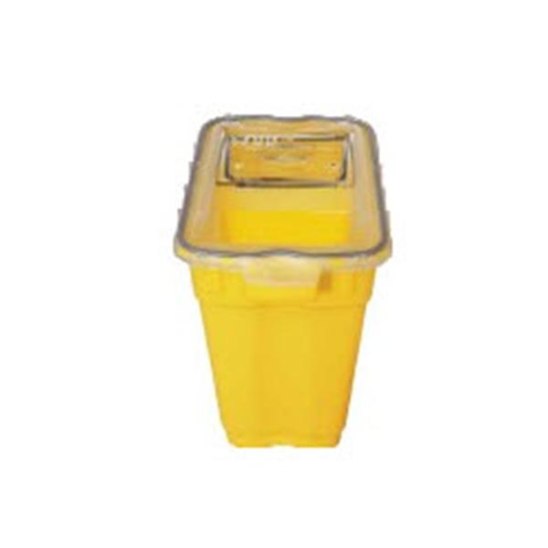 Becton-Dickinson Container Sharps 9Gal Plastic Clear/Yellow Each, 8 Ea/Ca - 305603