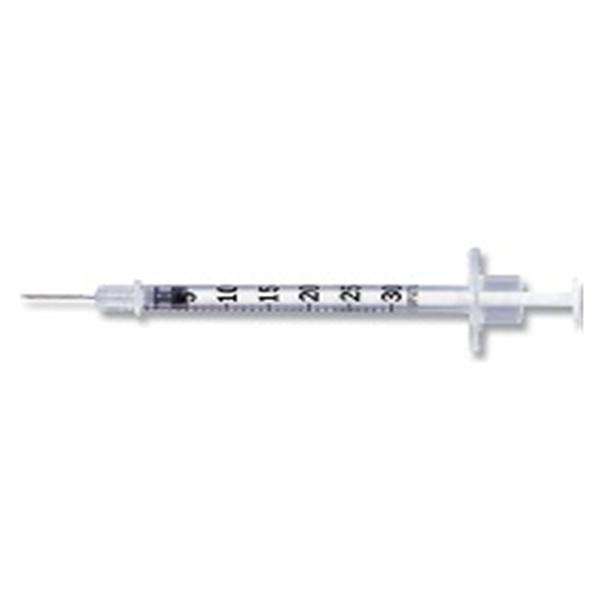 Becton-Dickinson Syringe/Needle 1Cc 29Gx1/2" Ultra-Fine U-100 Insulin Prm Atch Ndl Cnvntnl 10/Bg, 20 Bg/Ca - 324704